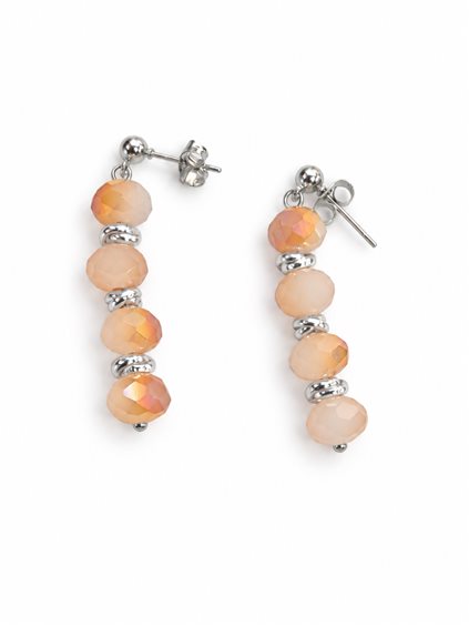 Orecchini Manu Bracelets and More Donna Lumina in Acciaio Cristallo KR13S-AM - KR13S-AM